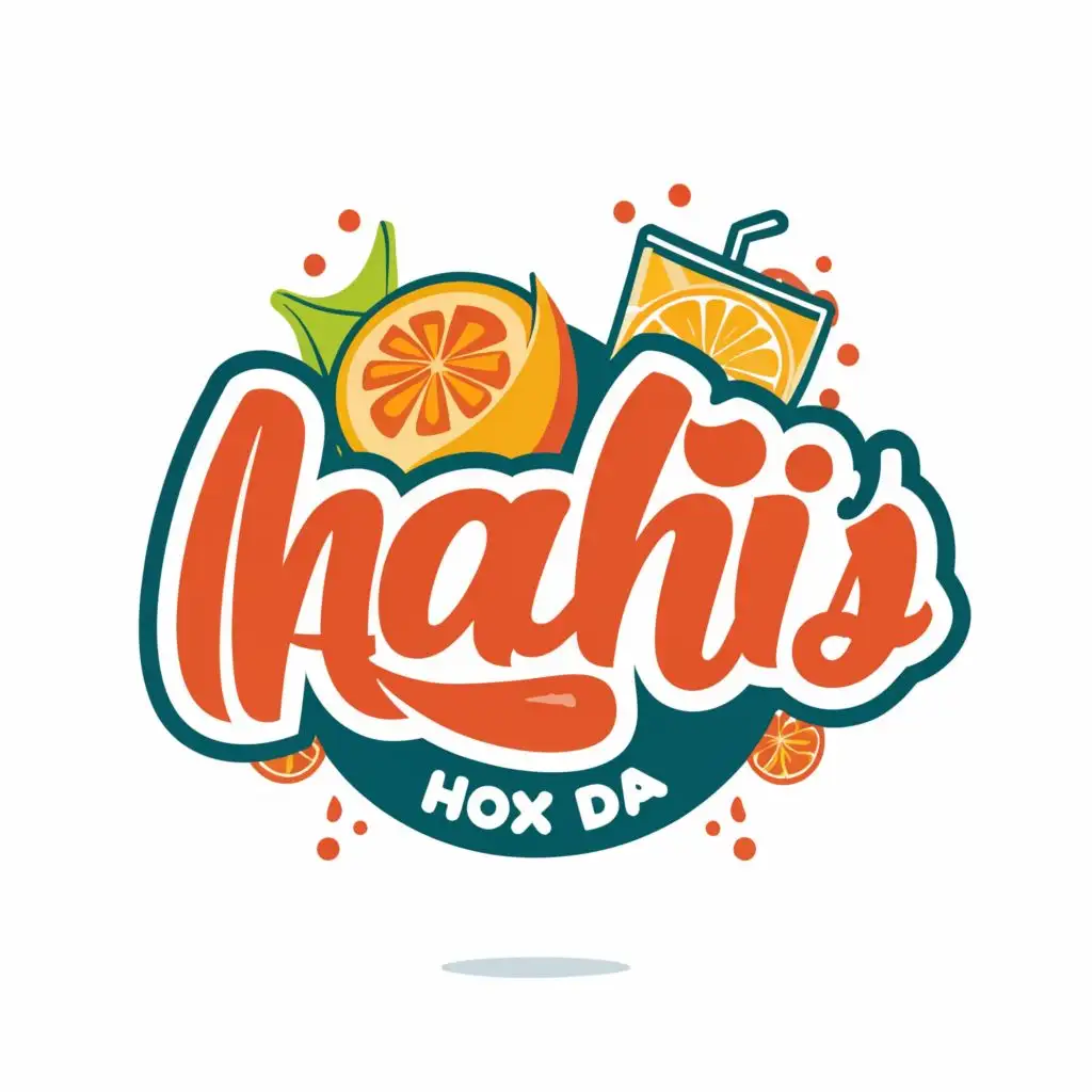 logo, Juice and food, with the text "Nahi’s", typography, be used in Restaurant industry