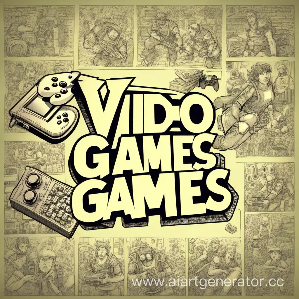 Vibrant-Video-Game-World-Illustration