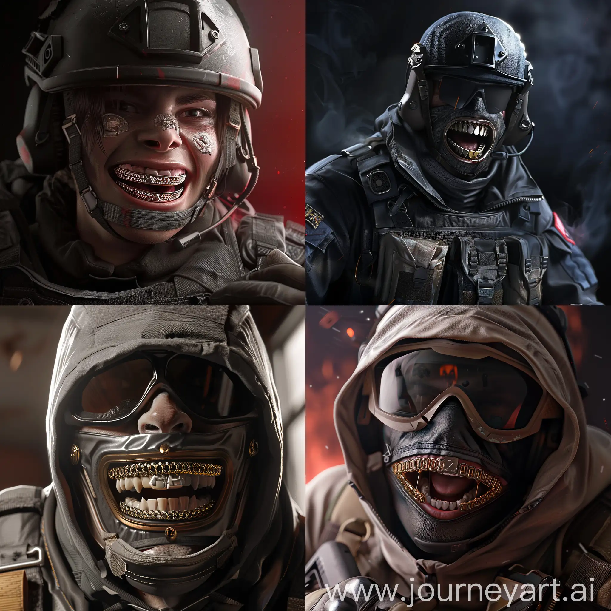 Rainbow-Six-Siege-Character-with-Grillz-in-Action-Pose