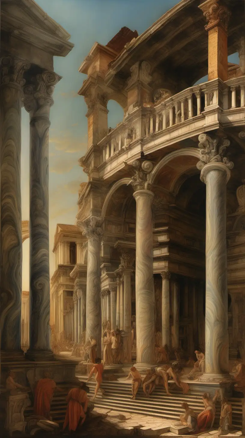 Fantastical Fusion Ancient Rome and Renaissance Whimsy Capriccio