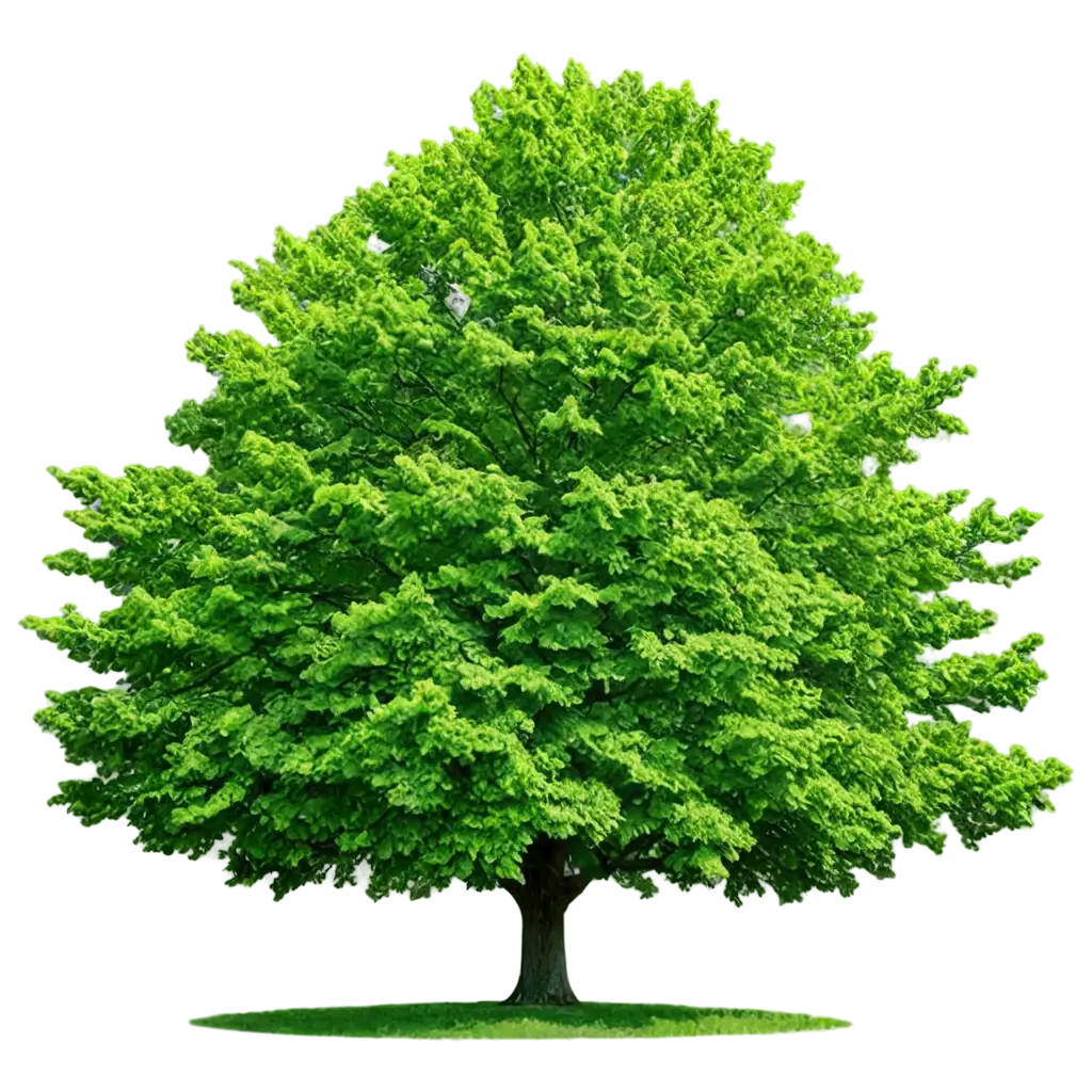 beautiful green big tree 
