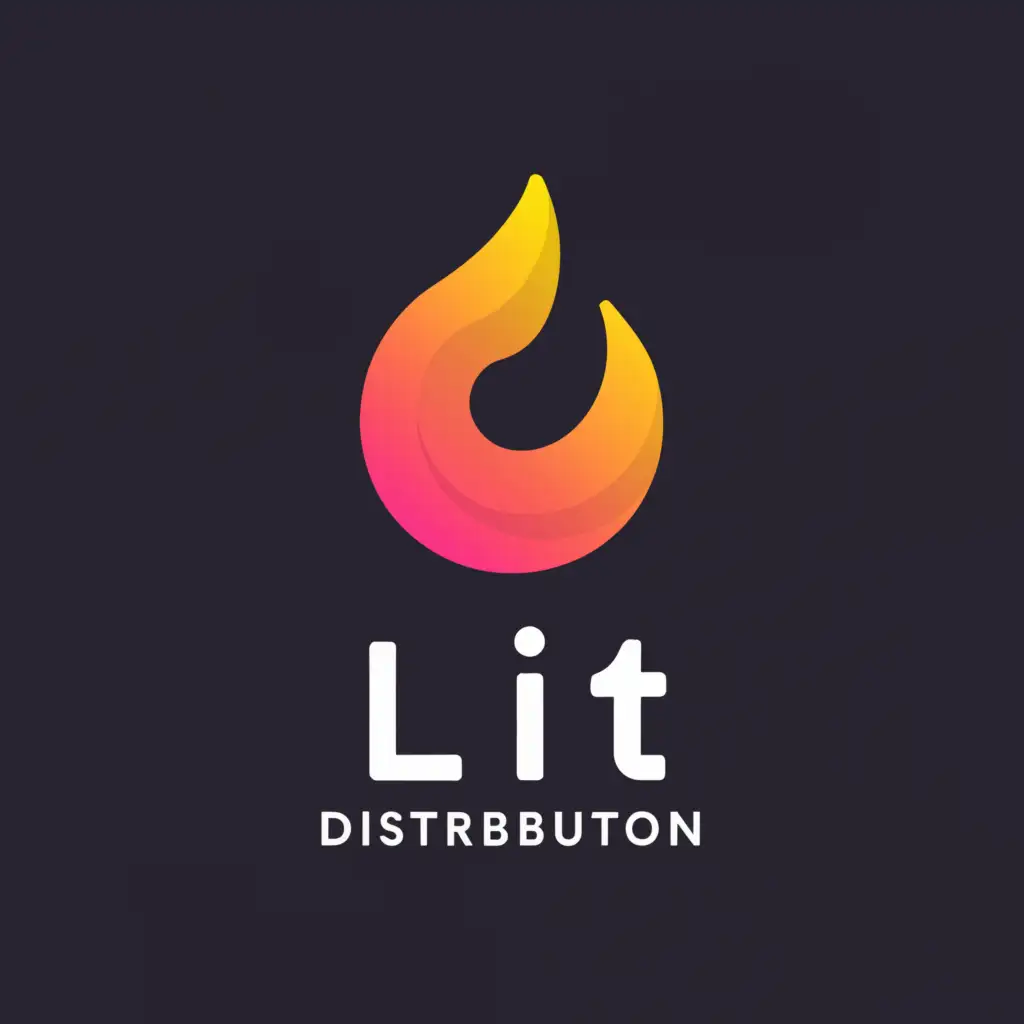 a logo design,with the text "Lit Distribution", main symbol:Lit,Moderate,clear background