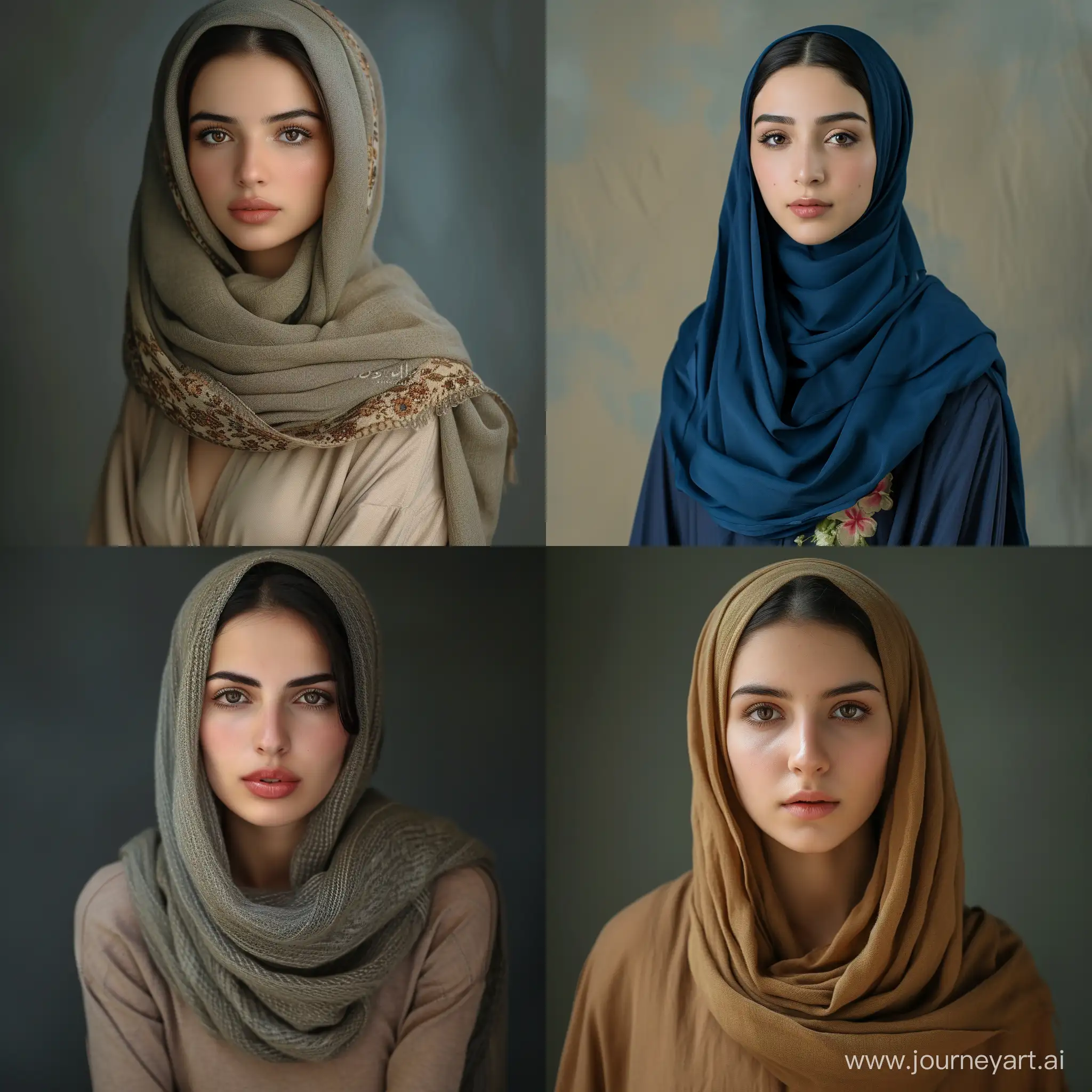 Beautiful-Young-Iranian-Woman-in-Tehran-Wearing-Modest-Attire-and-Hijab
