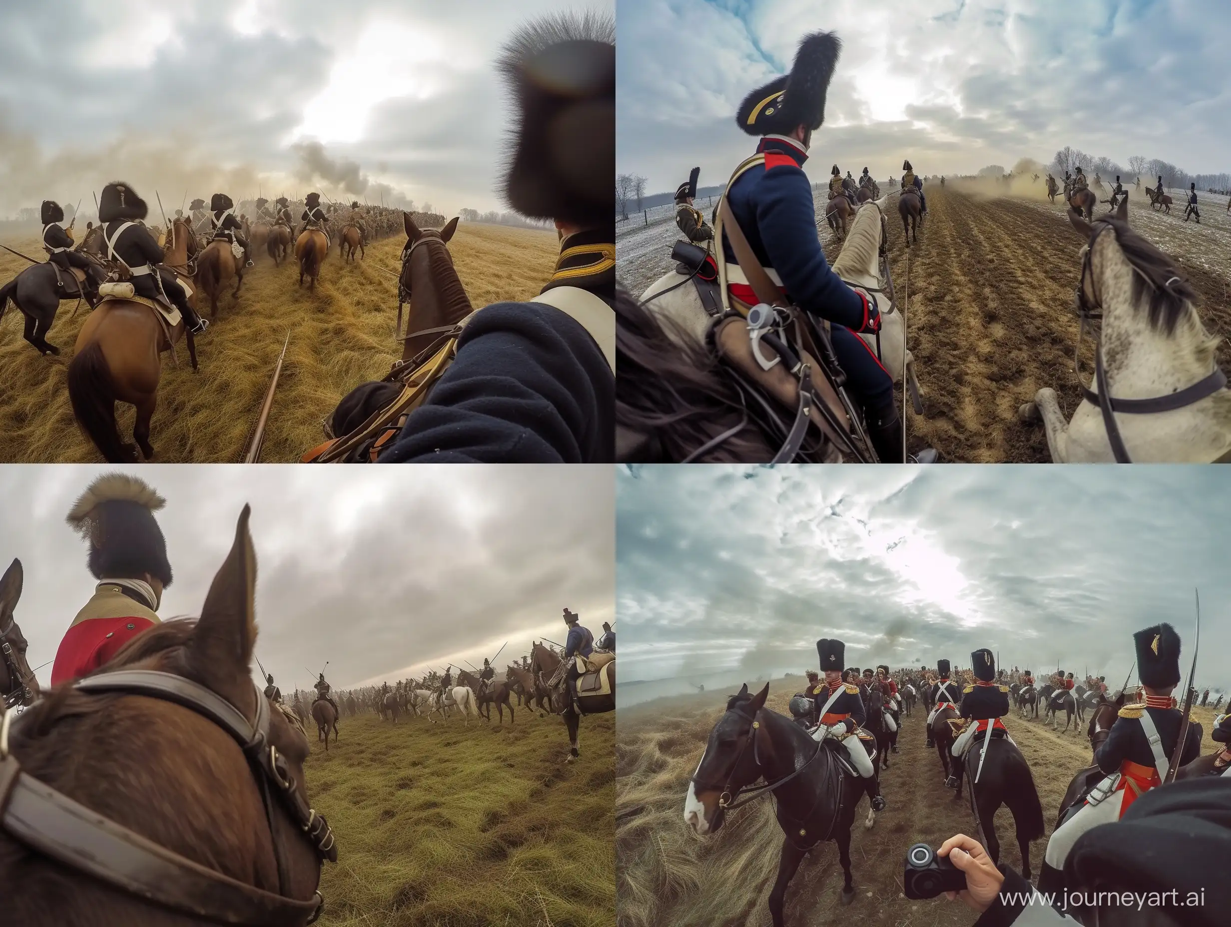 gopro footage of the battle of austerlitz, pov