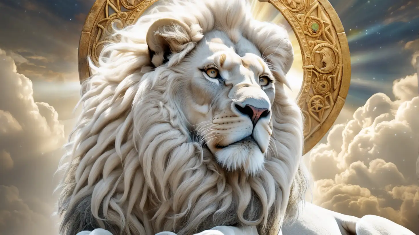 white lion of judah heavenly