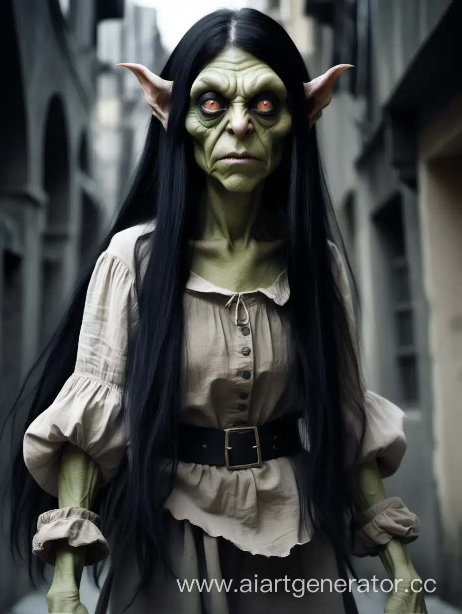 Enchanting-GoblinInspired-Woman-with-Long-Black-Hair