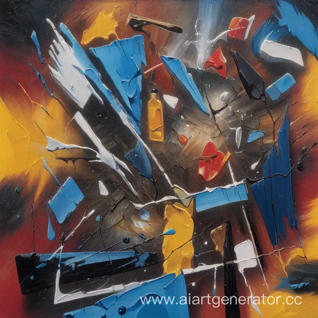 Abstract-Oil-Painting-Cover-Art-for-Rap-Album-Fragment
