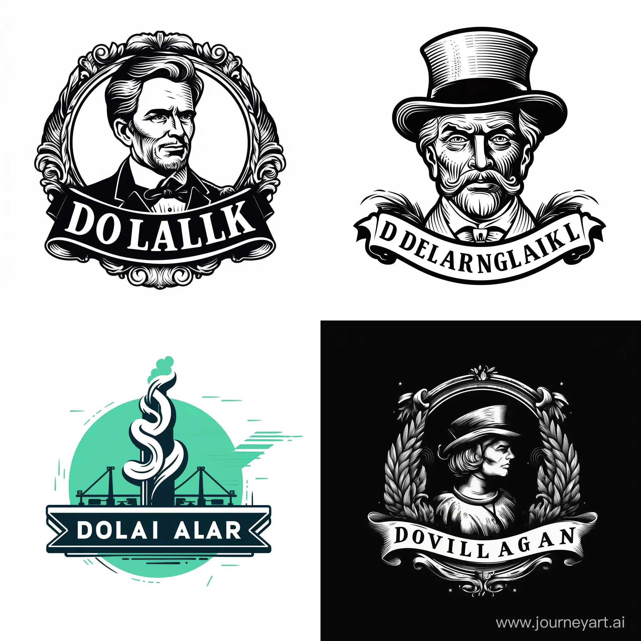 come up with a company logo design with the name Dollar by 36