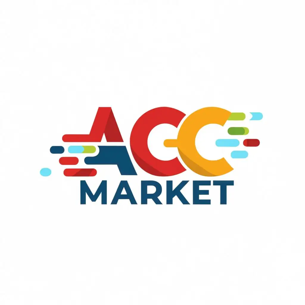 logo, price, with the text "acc market", typography