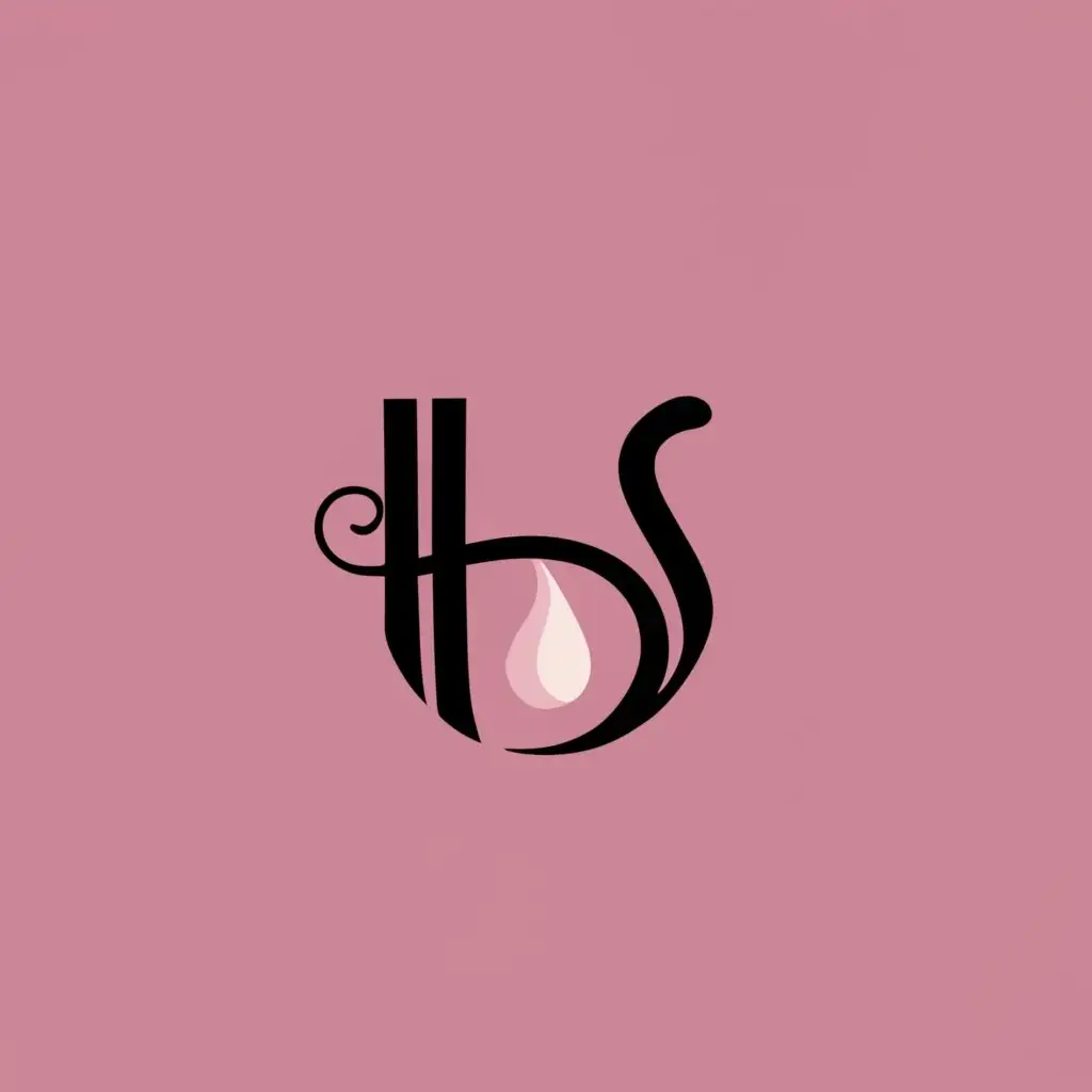 LOGO-Design-for-Skin-Care-Products-Elegant-HS-Typography-for-Beauty-Spa-Industry