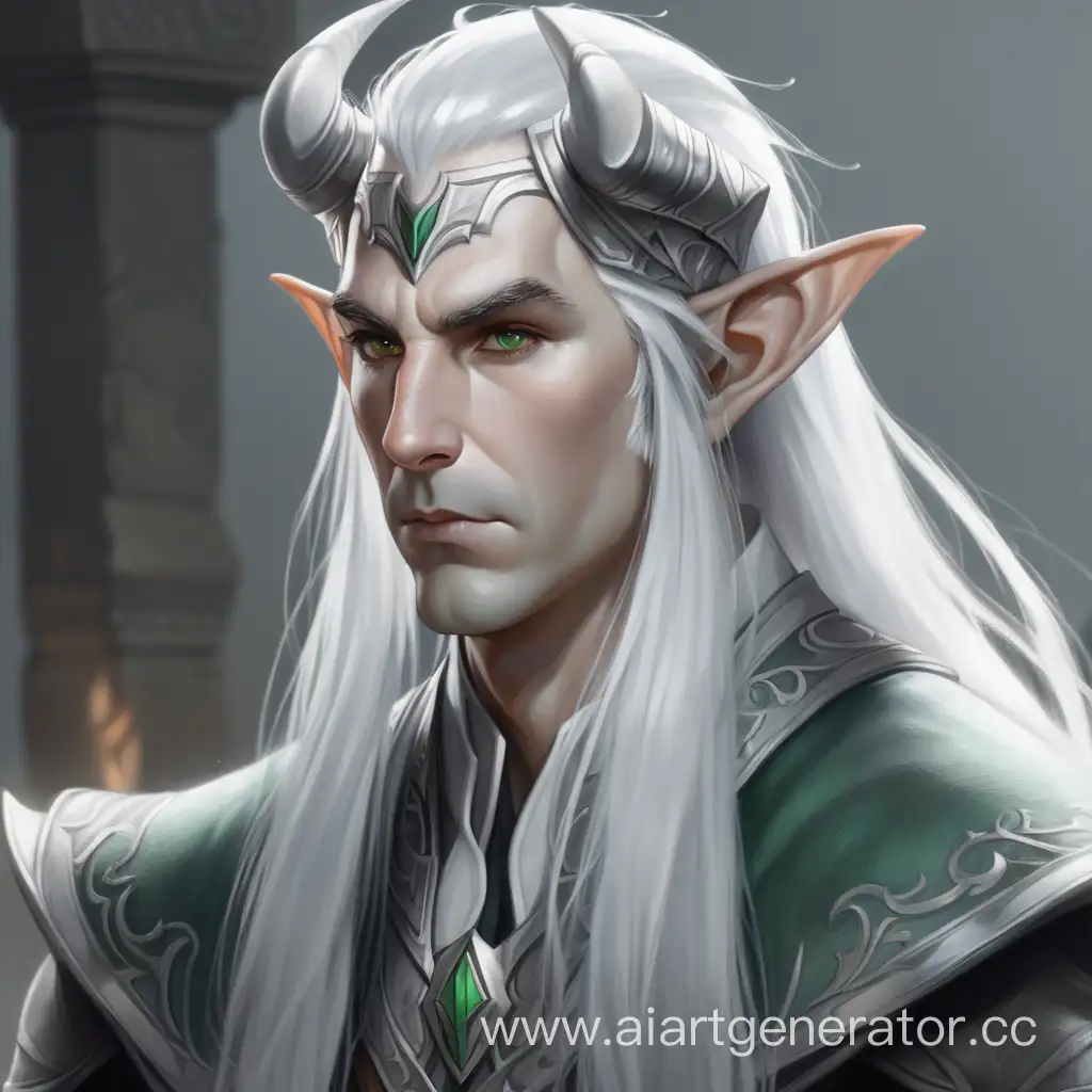 Serious-Young-Elf-Man-with-Gray-Skin-and-Horns