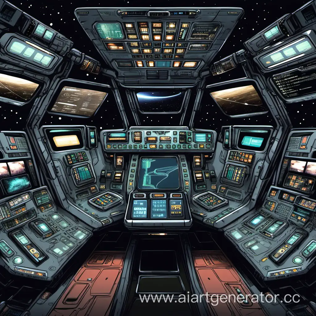Futuristic-Spaceship-Terminal-Panel-with-Multifunctional-Screens-and-Controls