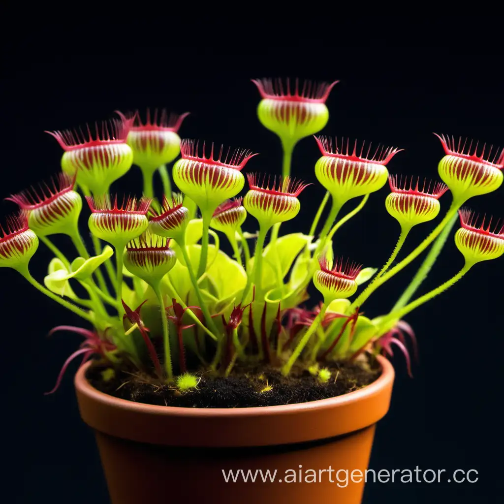 Fascinating-Venus-Flytrap-Indoor-Carnivorous-Plant-Thriving-in-Unique-Appearance