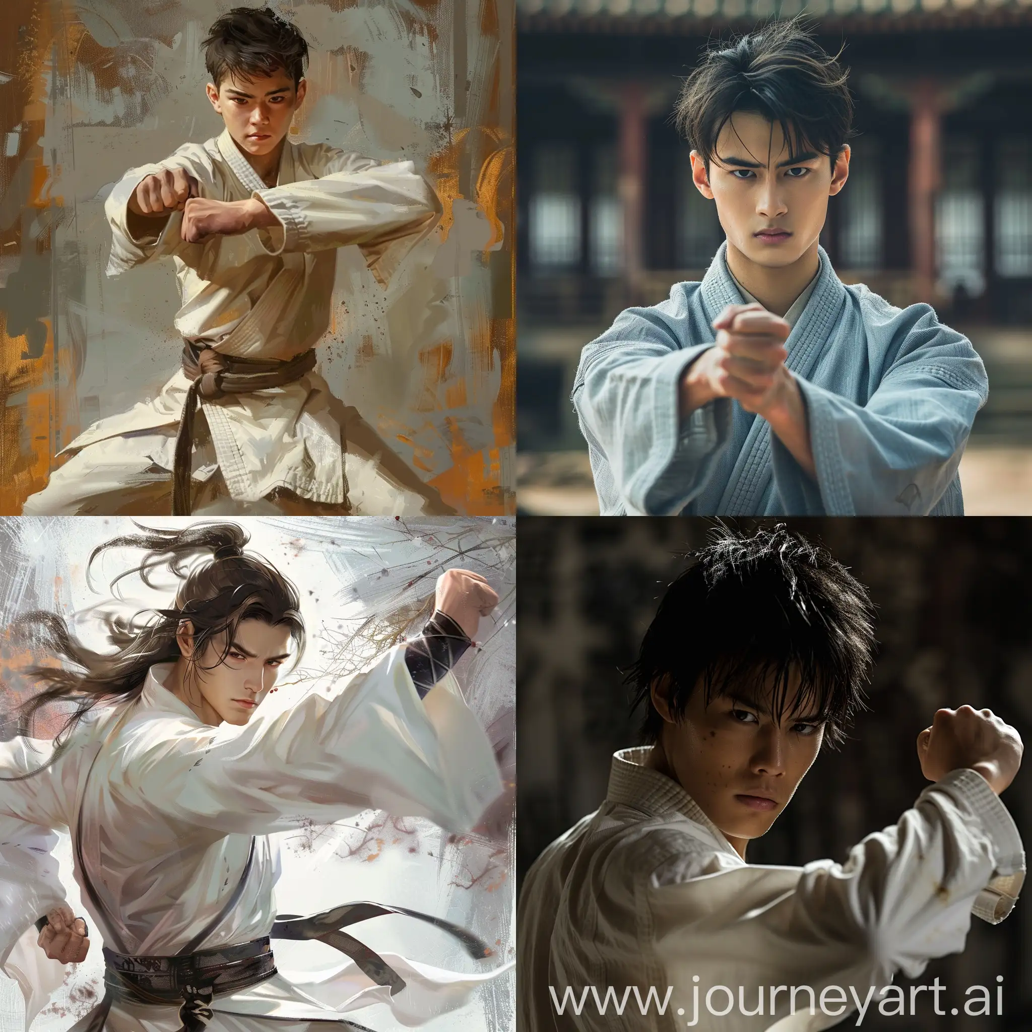 Arrogant-Young-Master-Practicing-Martial-Arts