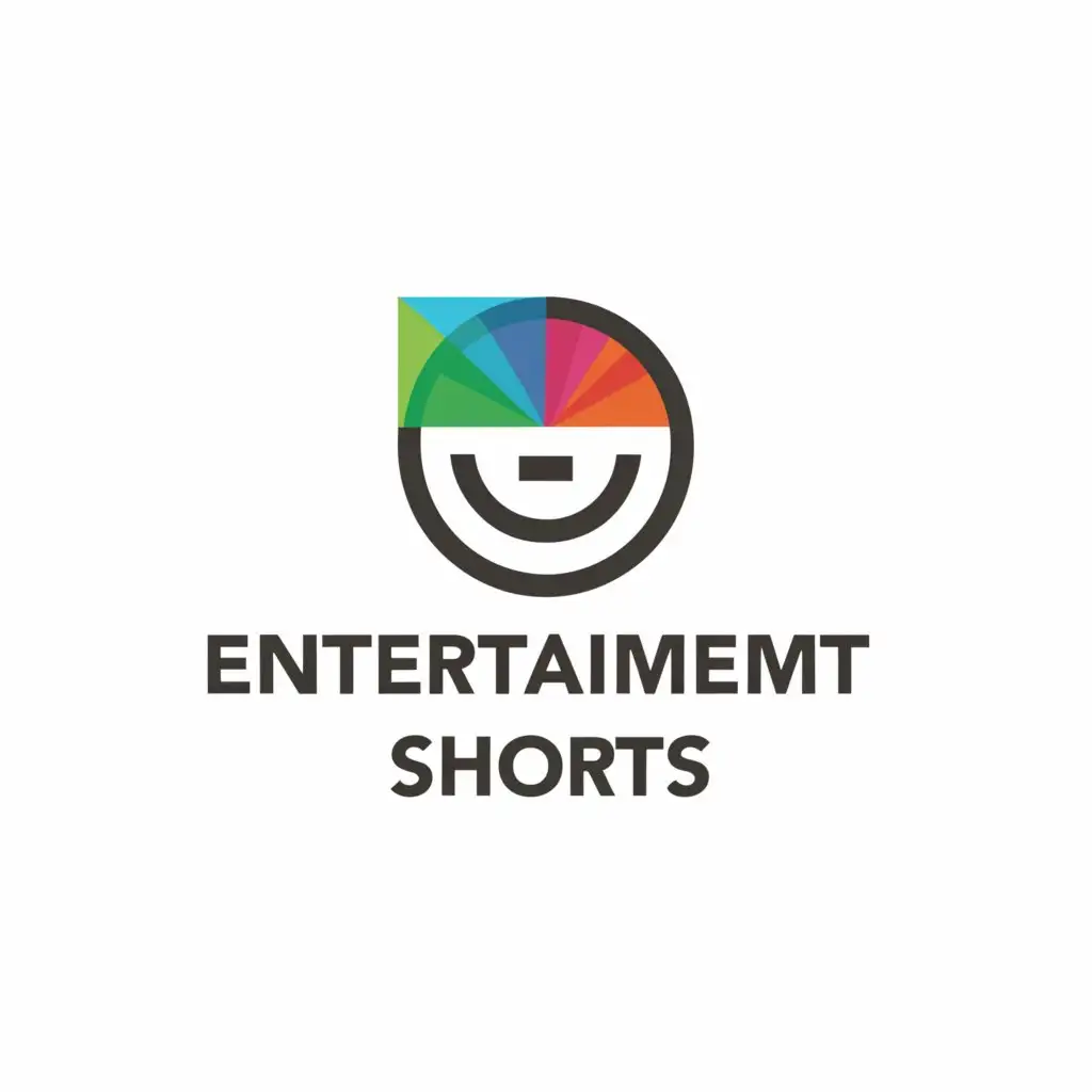 a logo design,with the text "entertainment Shorts", main symbol:entertainment,Moderate,clear background