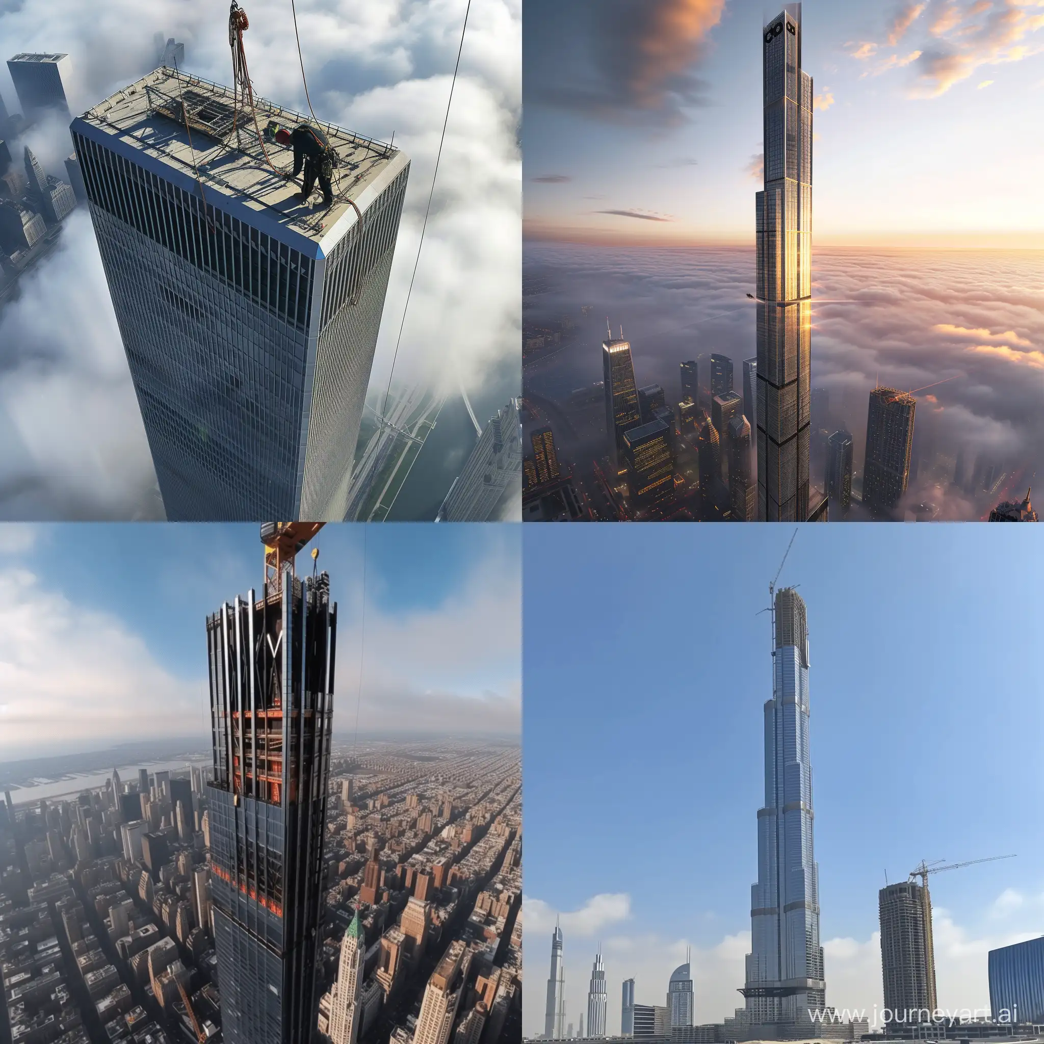Skilled-Robot-Architect-Constructing-Impressive-Tower