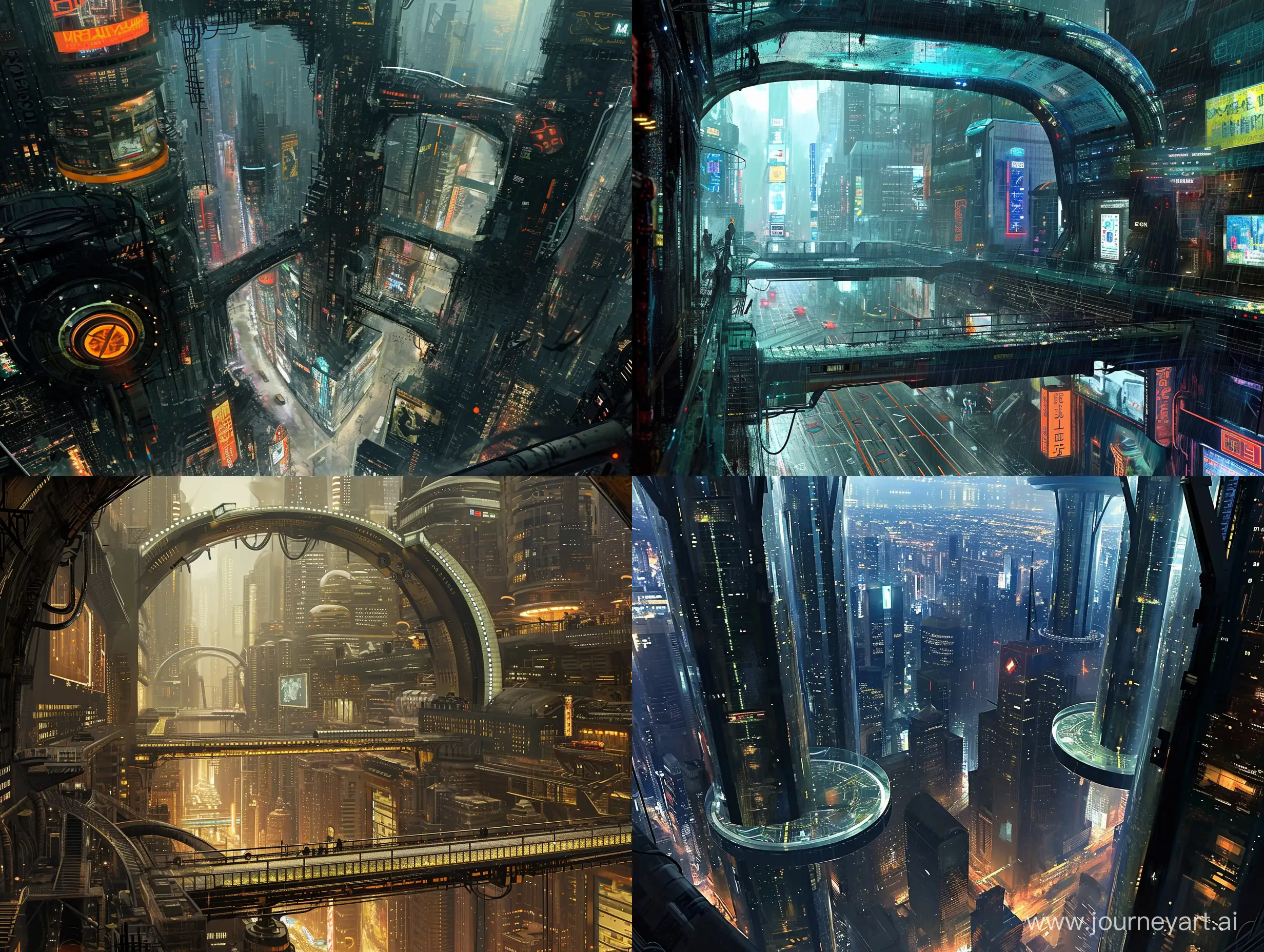 Futuristic-Gitpunk-Cityscape-in-New-York-Detailed-SciFi-Modern-Art
