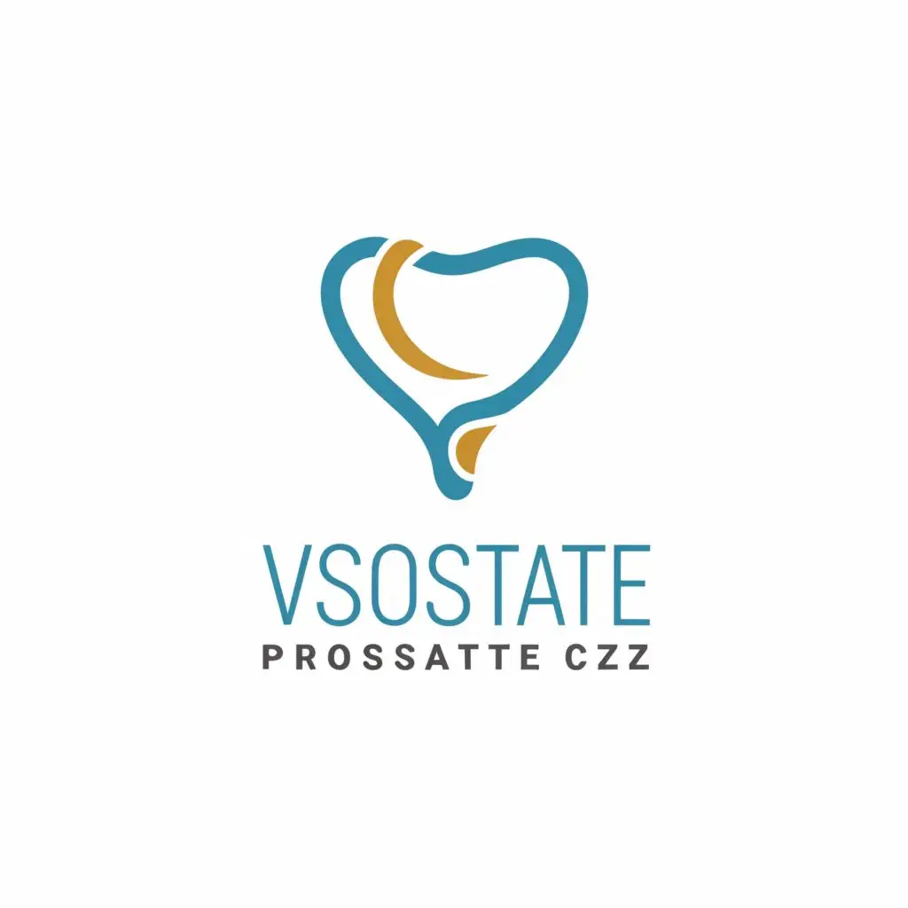 logo, prostate, with the text "vseoprostate.cz", typography, be used in Medical Dental industry