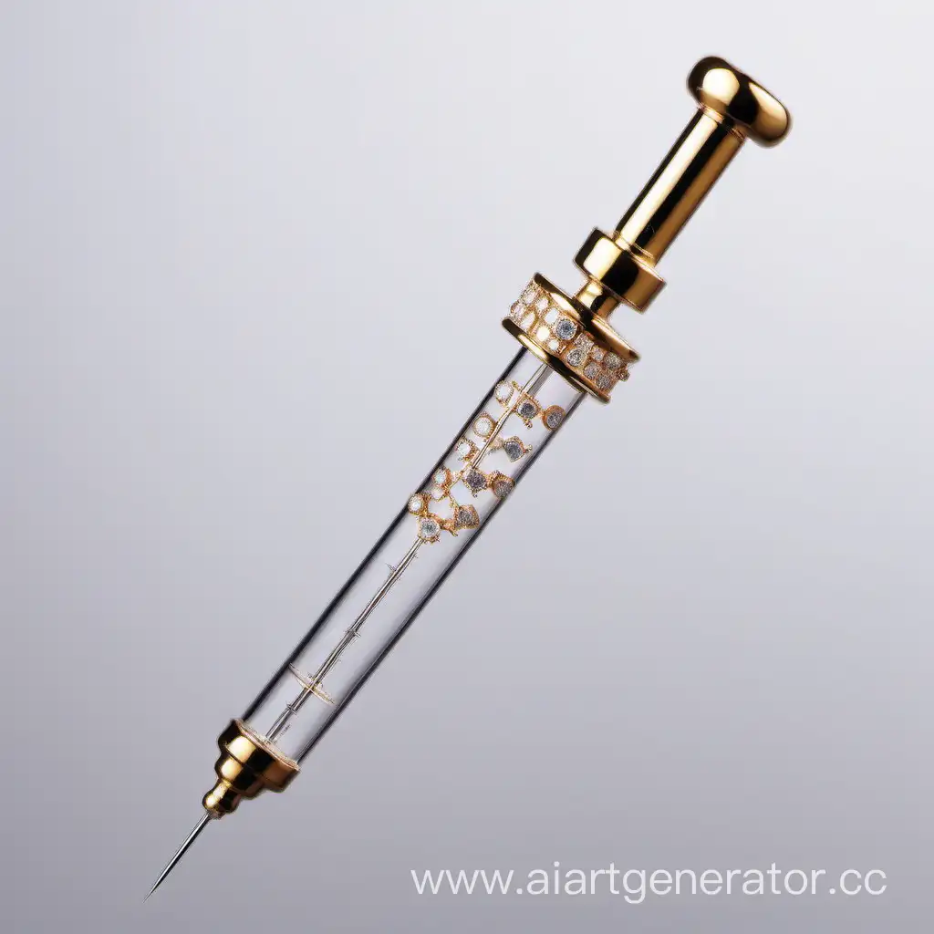 Luxurious-Gold-Cosmetic-Syringe-with-Diamond-Accents
