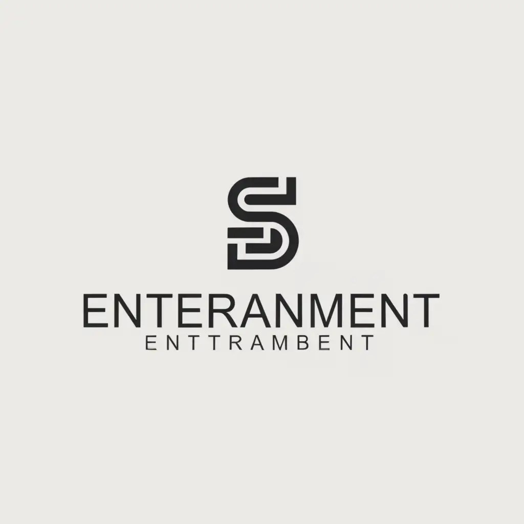 a logo design,with the text "SD WELT Entertainment", main symbol:
line




,Moderate,be used in Entertainment industry,clear background