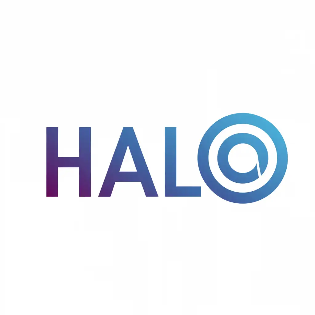 a logo design,with the text 'Halo', main symbol:an angel halo,Moderate, be used in Travel industry, clear background