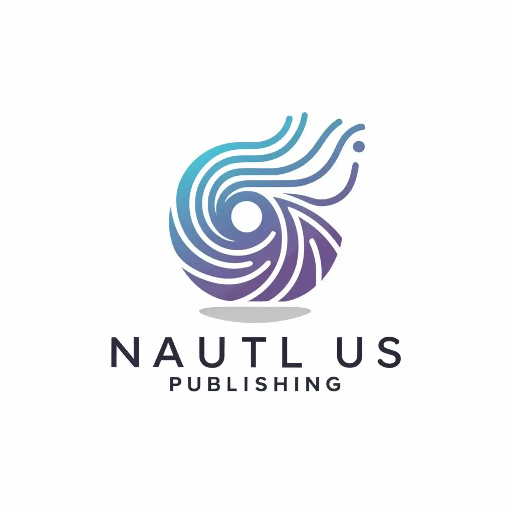 a logo design,with the text "Nautilus Publishing ", main symbol:Nautilus,Minimalistic,be used in Entertainment industry,clear background