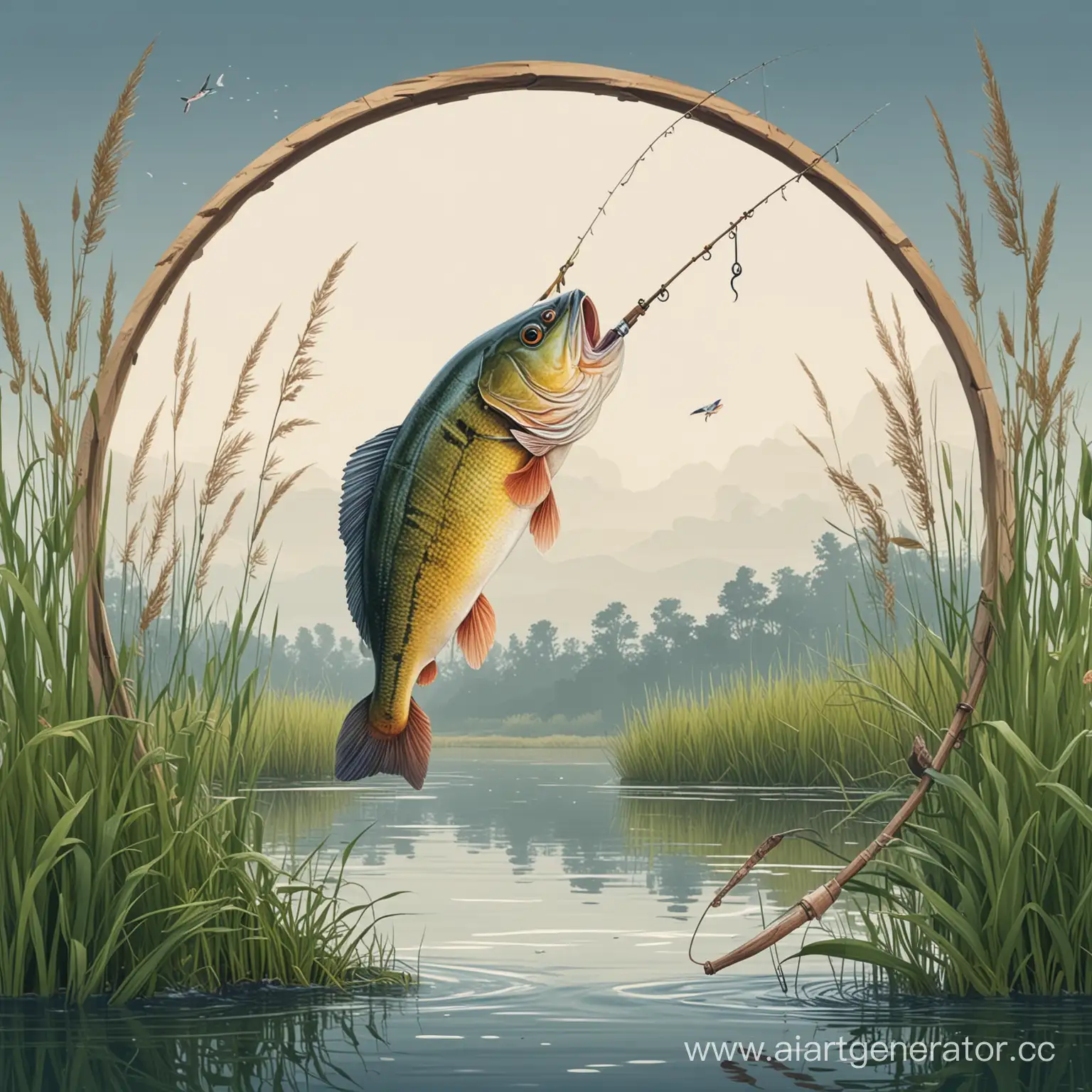 Russian-Countryside-Fishing-Perch-on-the-Hook
