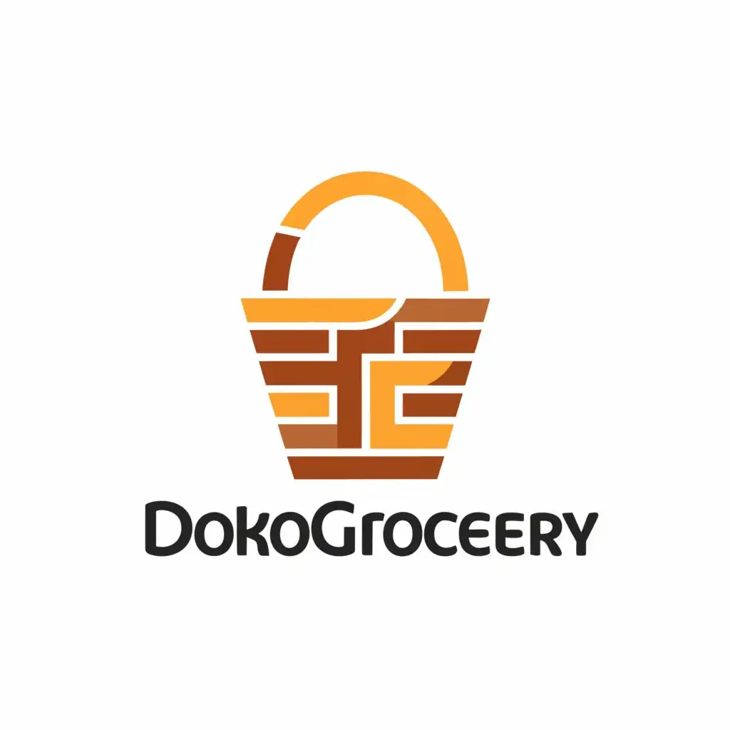 LOGO-Design-For-DOKO-GROCERY-Bold-Doko-Symbol-for-Retail-Industry