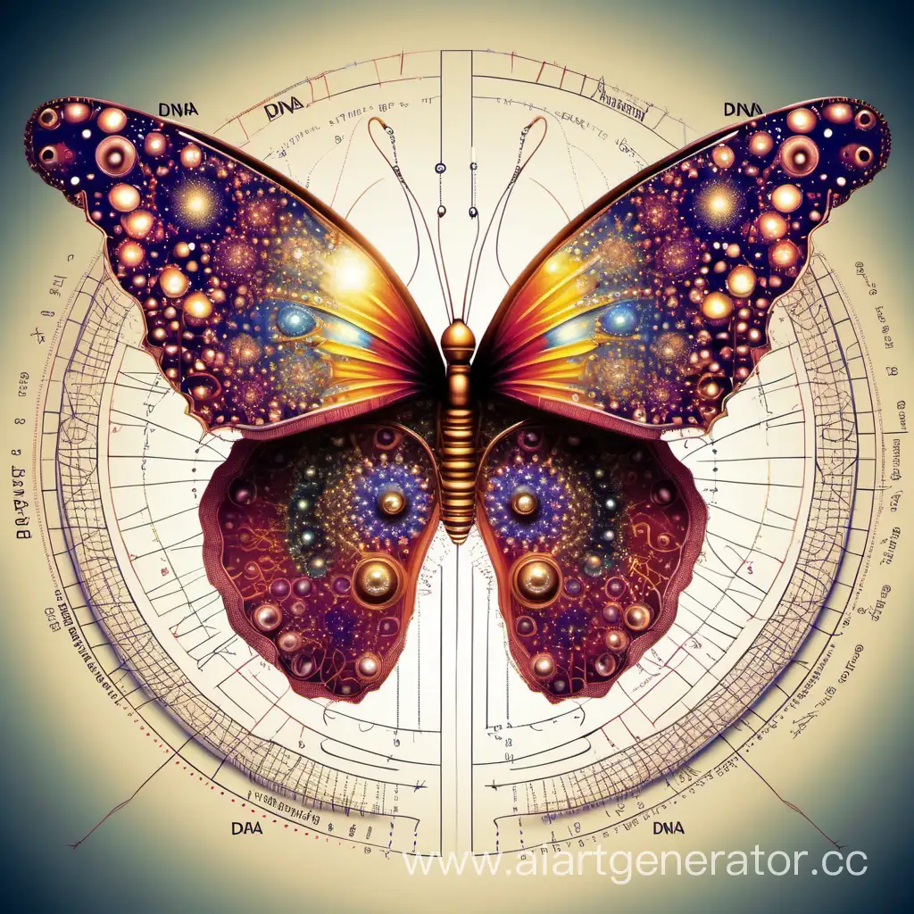 Дизайн человека генные ключи бабочка космос днк