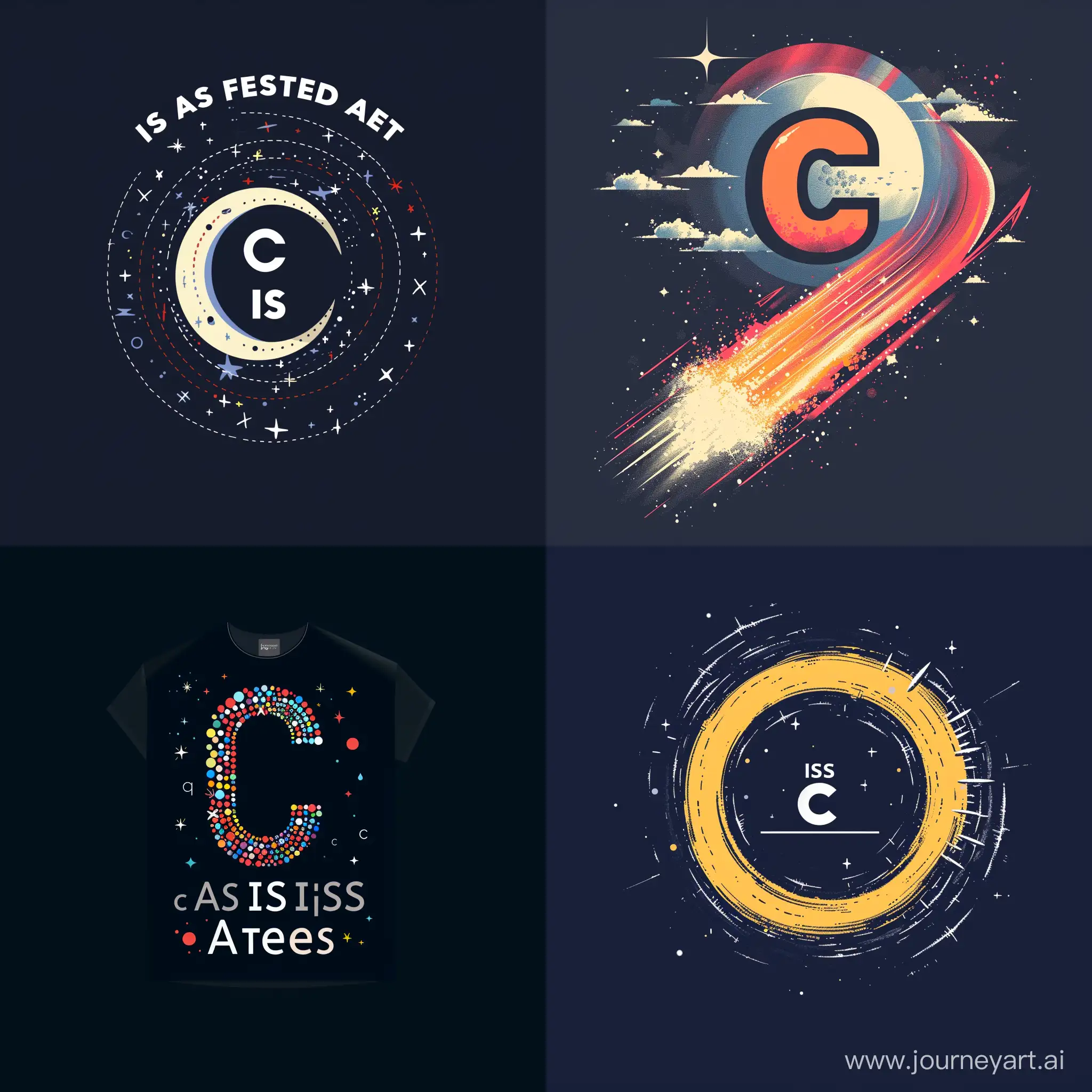 A t shirt design with the text "c is as fast as light"