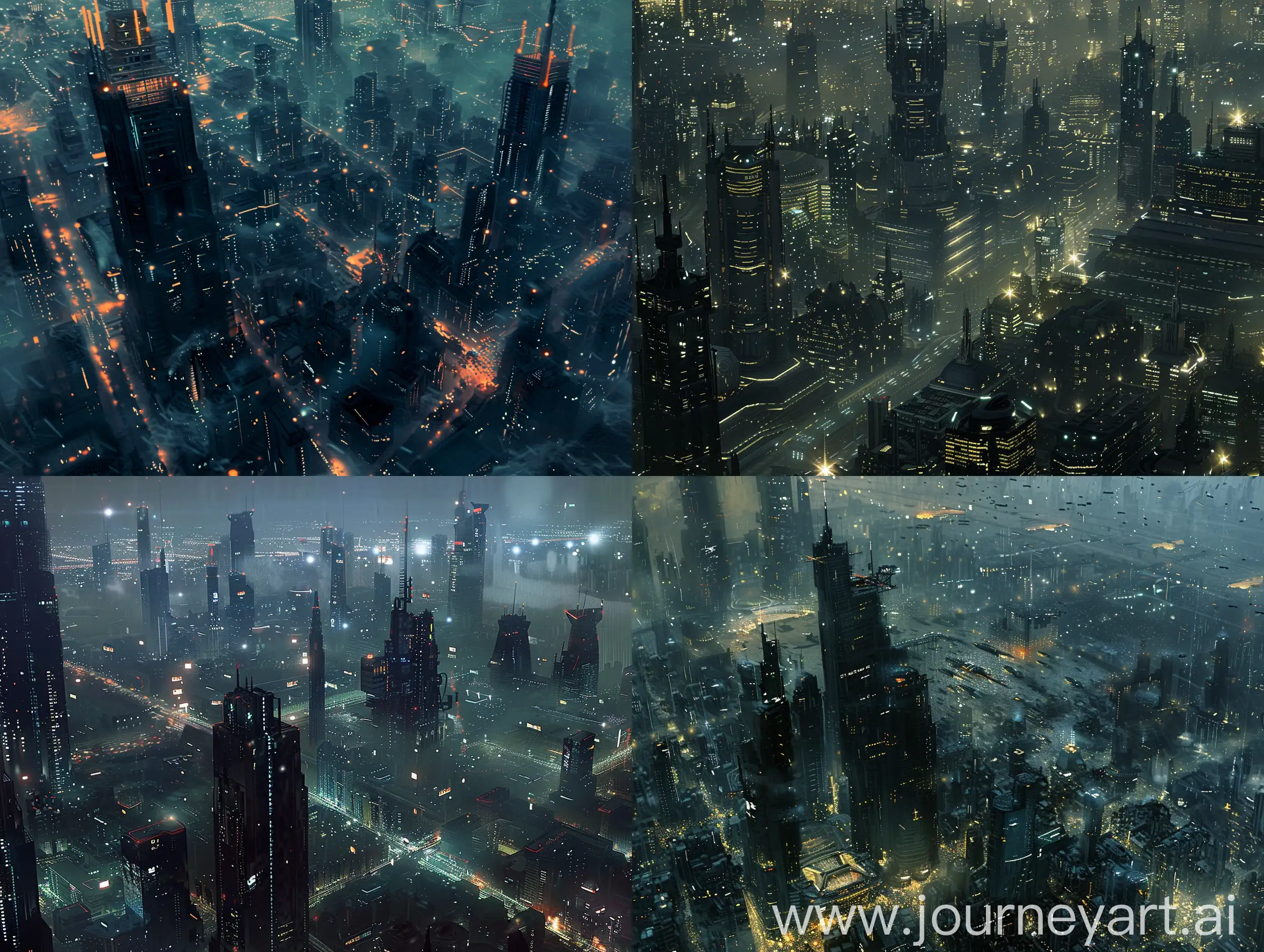 Futuristic-Cityscape-Night-View-Modern-Innovation-Amidst-Darkness