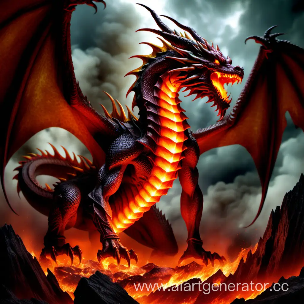 Огненный дракон из ада