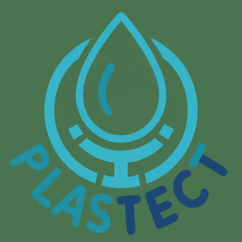 logo, The Plastect logo features a clean and modern design with a focus on representing the key elements of detecting microplastics and protecting water. Consider incorporating the following elements:

Microscope : A stylized microscope symbolizes the precision and accuracy of microplastic detection.
Water Droplet: Integrate a water droplet shape to emphasize the focus on water. This can also represent the protective aspect of Plastect's mission.
Circular Design: Consider using a circular design to evoke a sense of completeness and unity, emphasizing Plastect's holistic approach to water protection.
Technological Touch: Infuse subtle technological elements to signify innovation, possibly through circuit-like patterns or a sleek, modern font for the company name.
Earth Tones: Incorporate colors associated with water and nature, such as blues and greens, to convey a connection with the environment., with the text "Plastect", typography