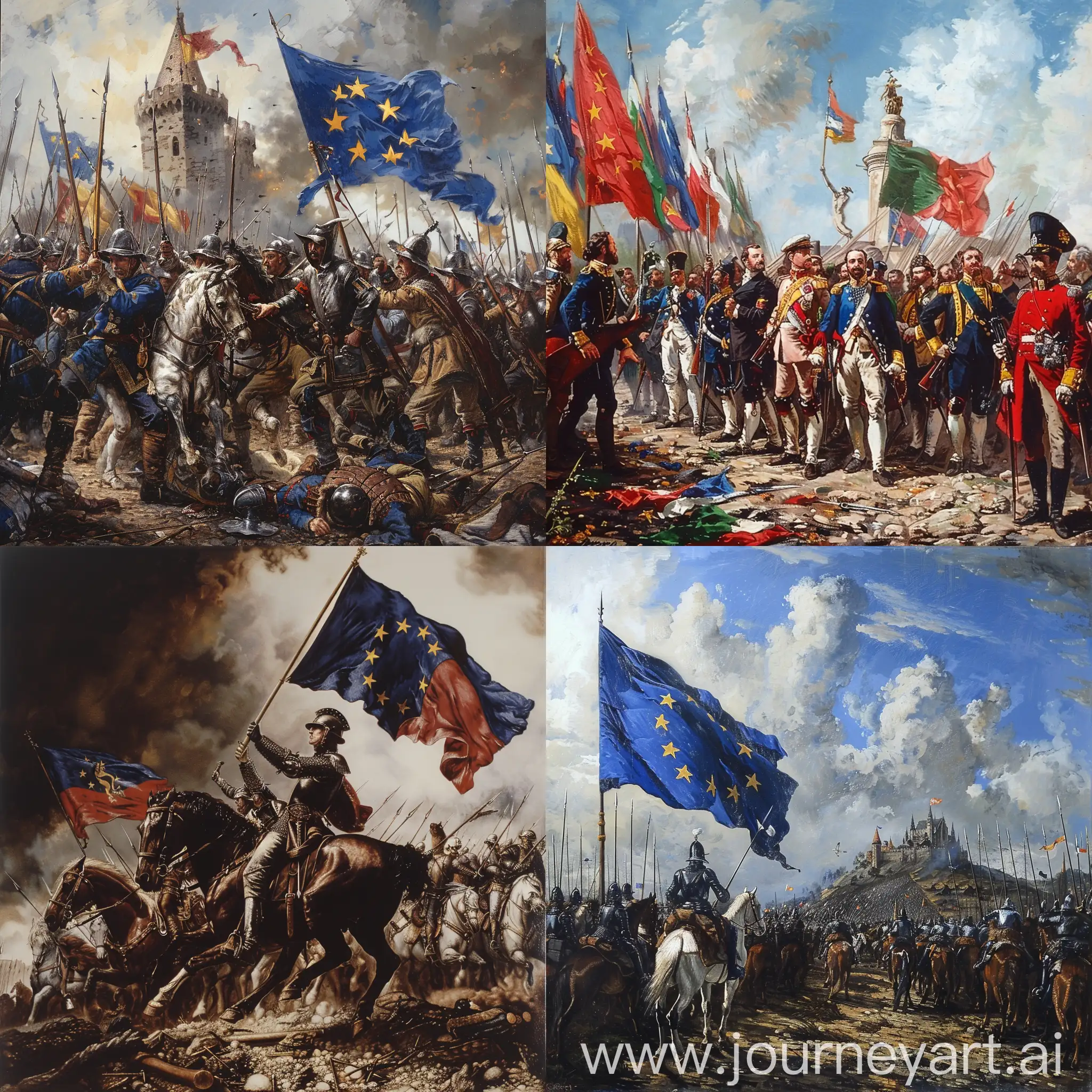 Celebrating-Victory-European-Triumph-Art