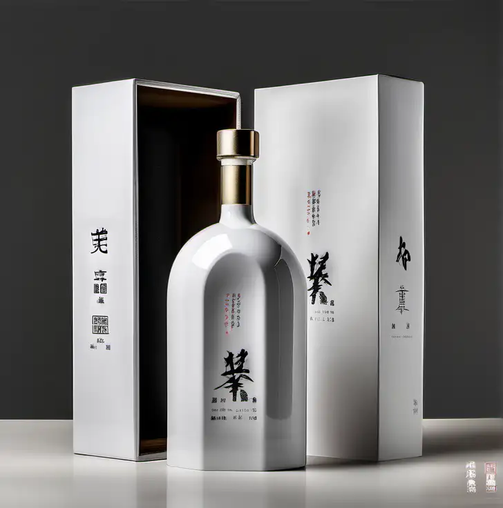 HighEnd Chinese Modern Health Liquor Packaging Design