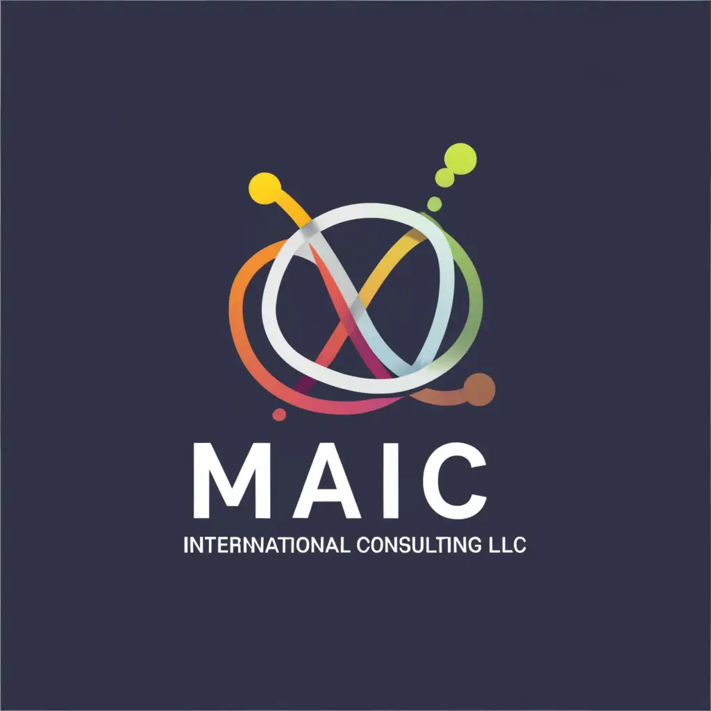 a logo design,with the text "MAIC", main symbol:M A INTERNATIONAL CONSULTING, LLC,Moderate,be used in Entertainment industry,clear background