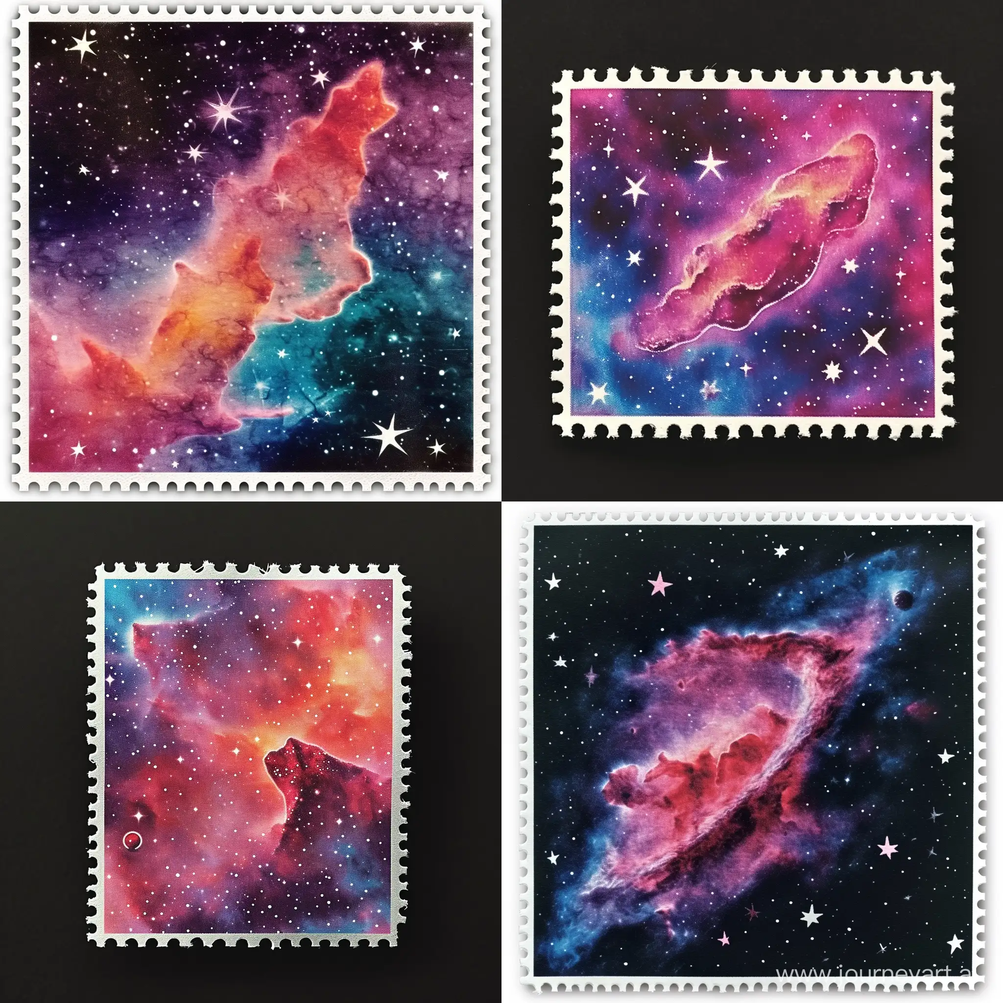 Minimalistic-Spacethemed-Postage-Stamp