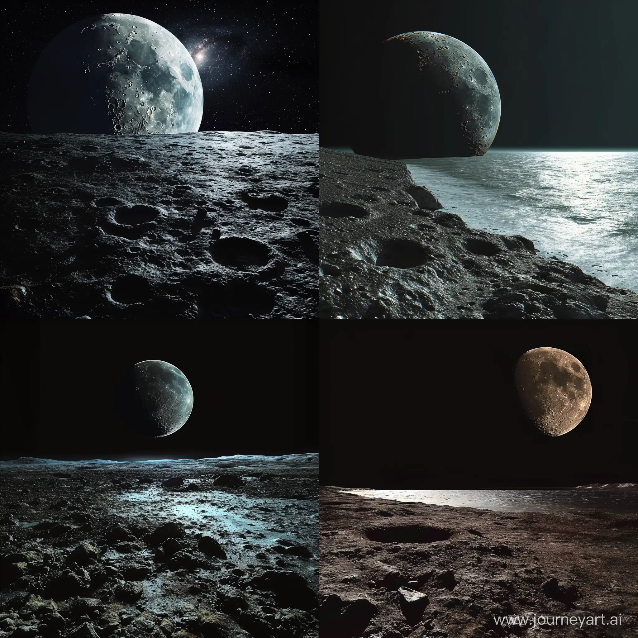 Apocalyptic-Moon-Over-Earths-Oceanic-Catastrophe