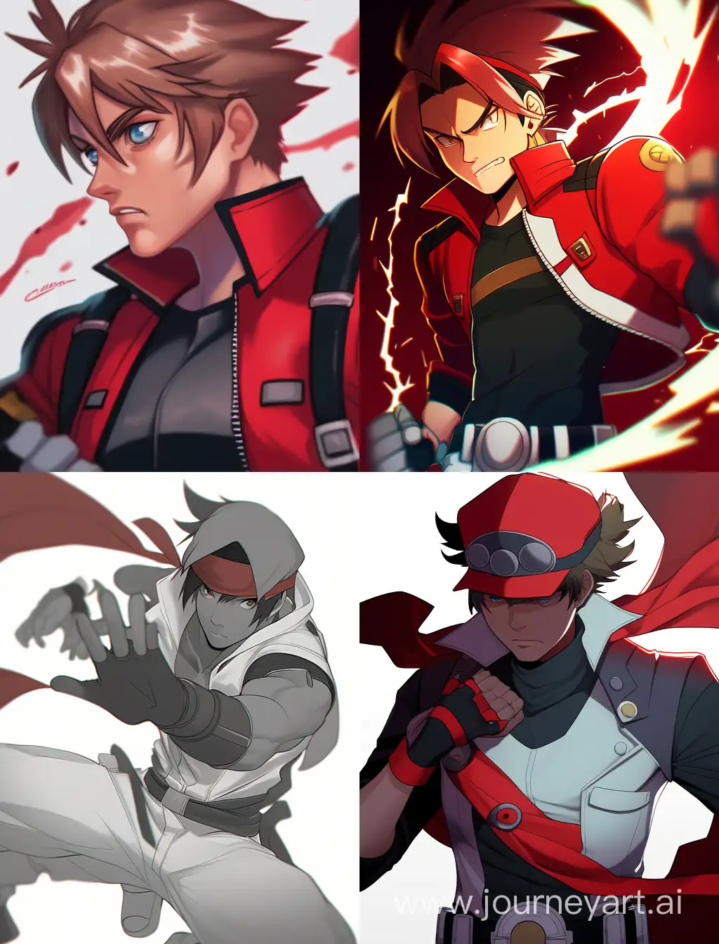 Ash-Crimson-the-King-of-Fighters-Powerful-Niji-4-AR-Art