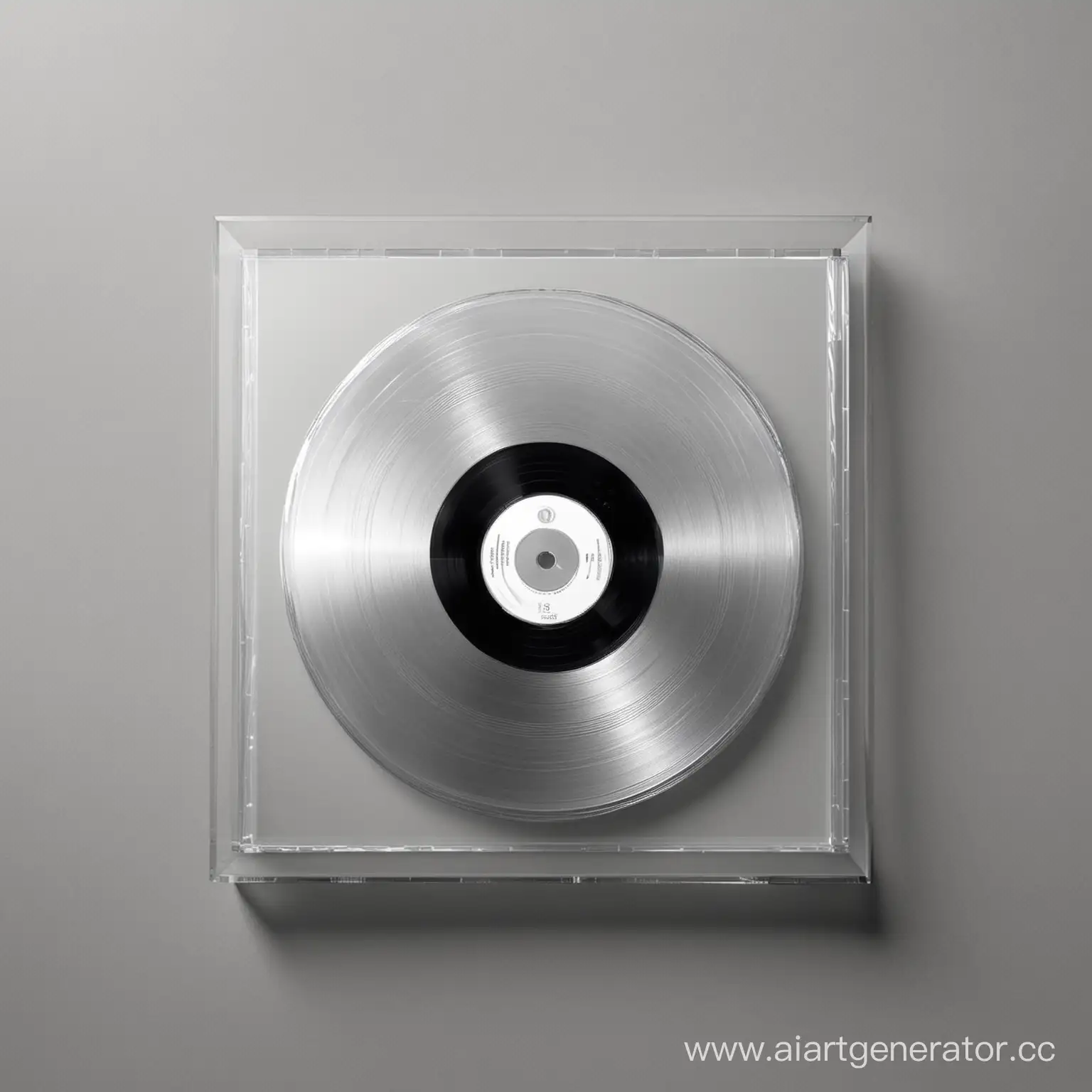 Platinum Album Cover Design with Musical Elements | AI Art Generator