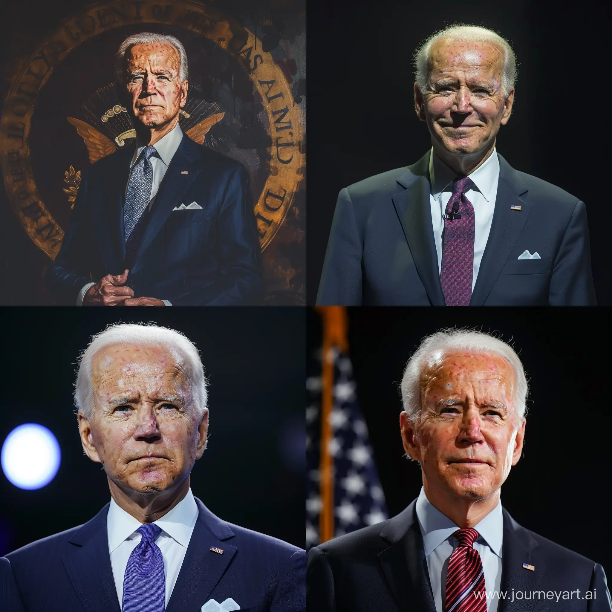 Joe-Biden-Portrait-in-Vibrant-Colors
