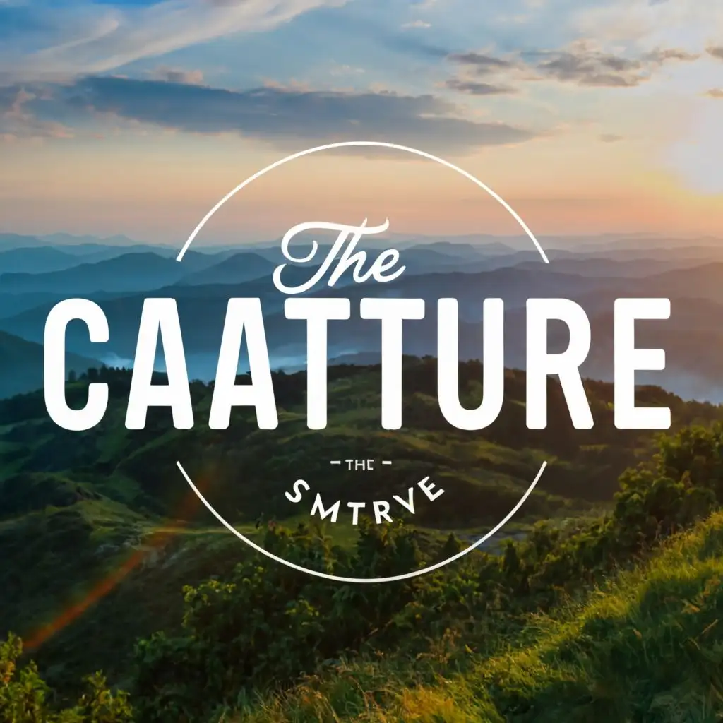 logo, Photo, with the text "The Capture", typography