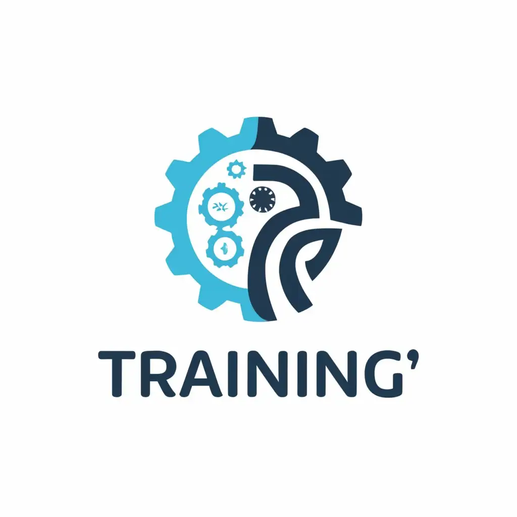 Logo-Design-For-Training-Dynamic-Training-Symbol-on-Clear-Background