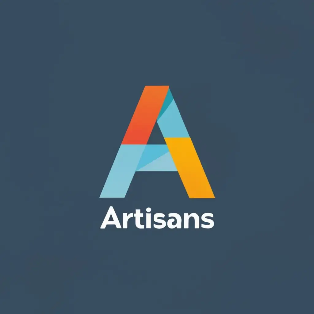 logo, modern art, with the text "Artisans", typography, be used in Technology industry