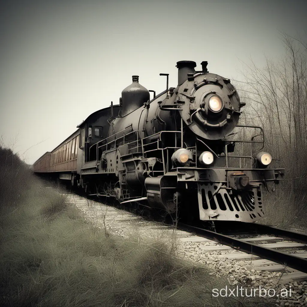 Vintage-Steam-Train-Chugging-Through-Countryside-Landscape