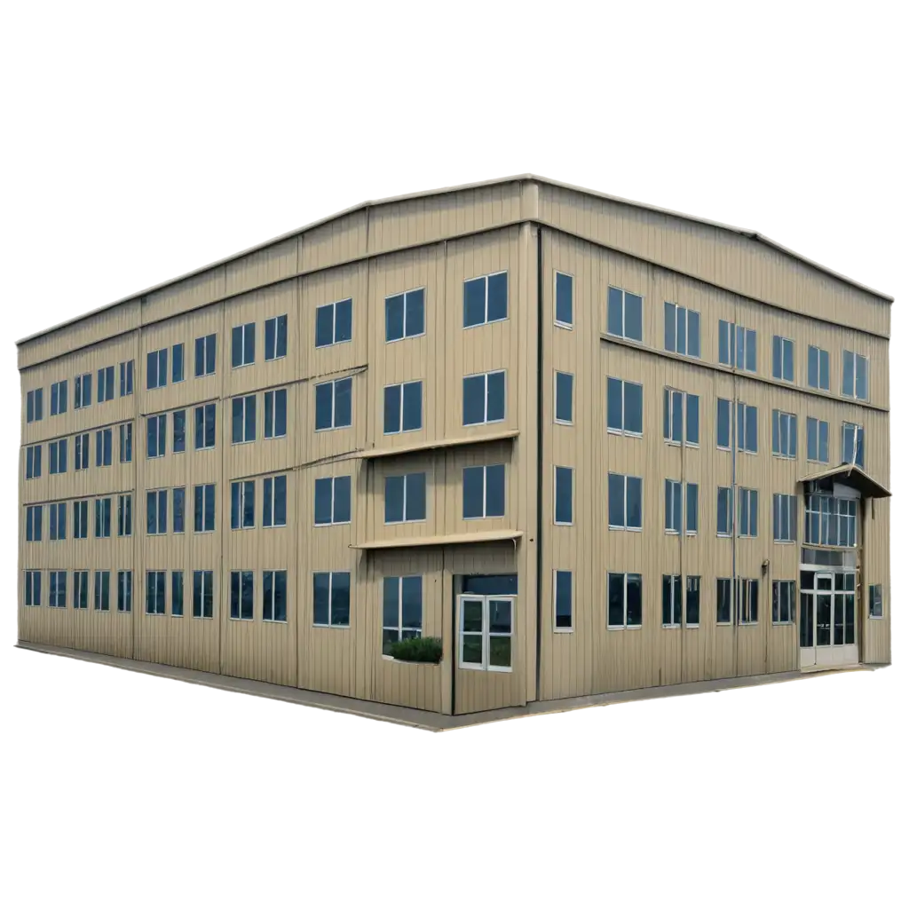 MultiStoried-Steel-Buildings-HighQuality-PNG-Image-for-Architectural-Visualization