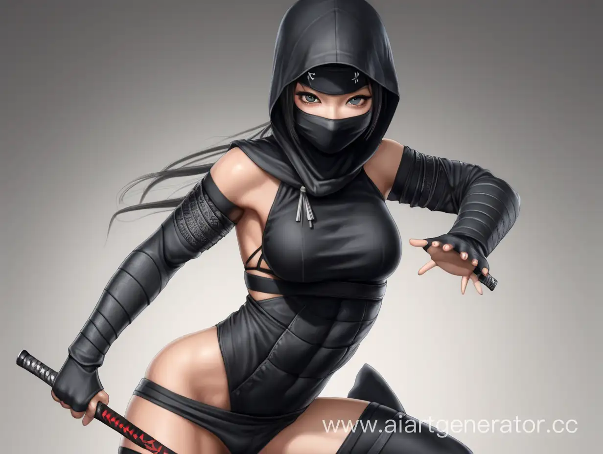 Ninja girl in sexy attire