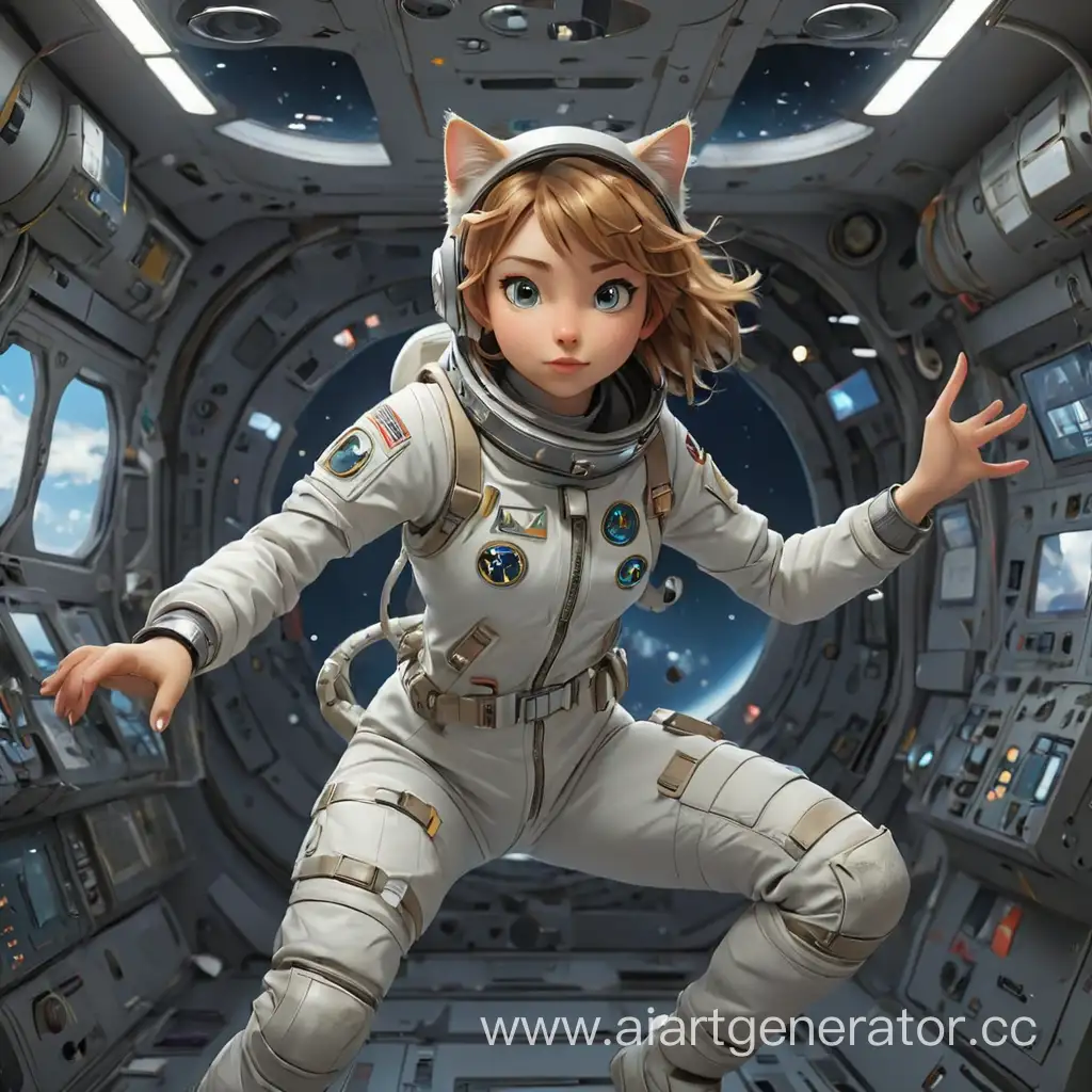 Weightless-CatGirls-in-Cosmic-Station-Amidst-Flying-Objects-and-Stars