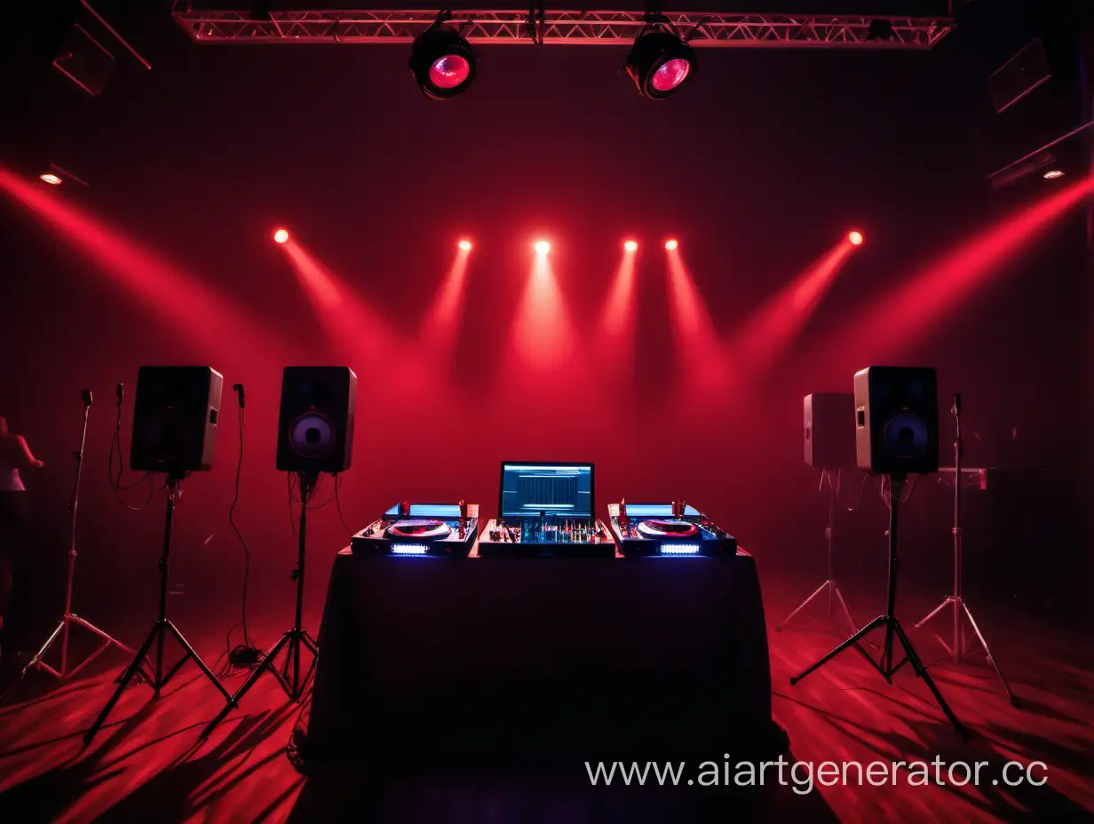 Vibrant-DJ-Booth-at-a-Thrilling-Party