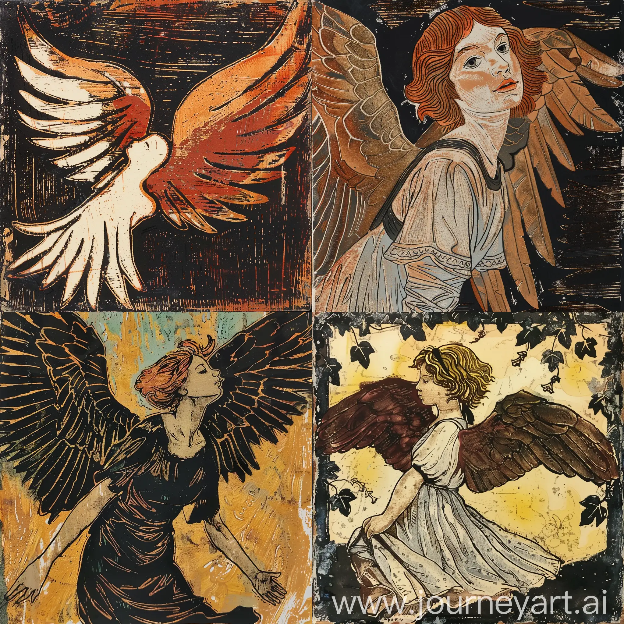 Serene-Woodblock-Angel-with-Delicate-Wings